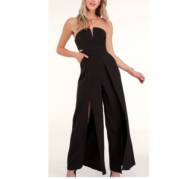 Slip leg romper with pockets in blue - Picture 2 of 5